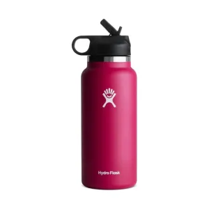 Hydro Flask 32oz Wide Mouth with Straw Lid - Snapper - ONLINE STORE CREDIT/EXCHANGE ONLY