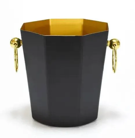 Ice Barrel Silver Gold gold European style champagne barrel deer head ice bucket