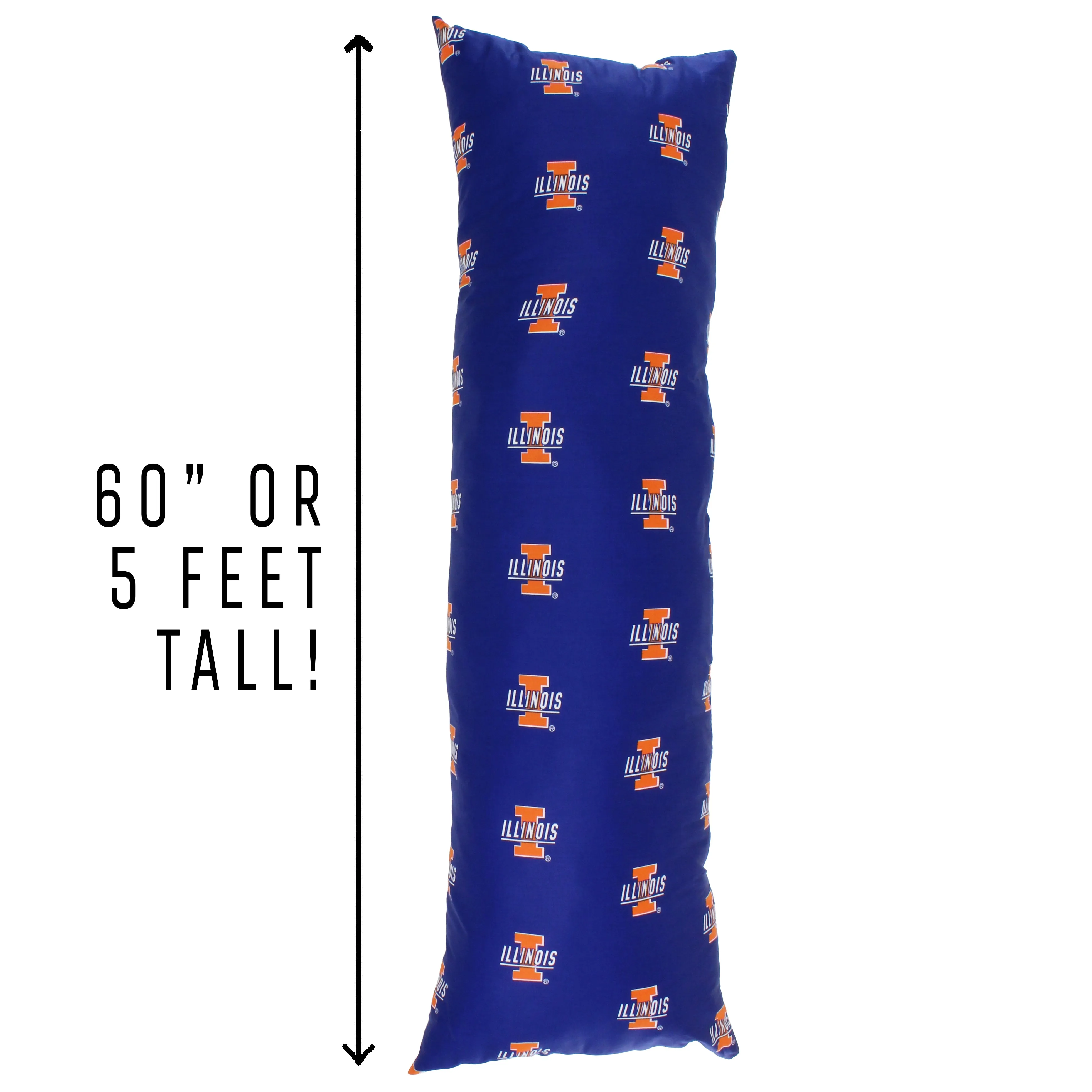 Illinois Fighting Illini Body Pillow