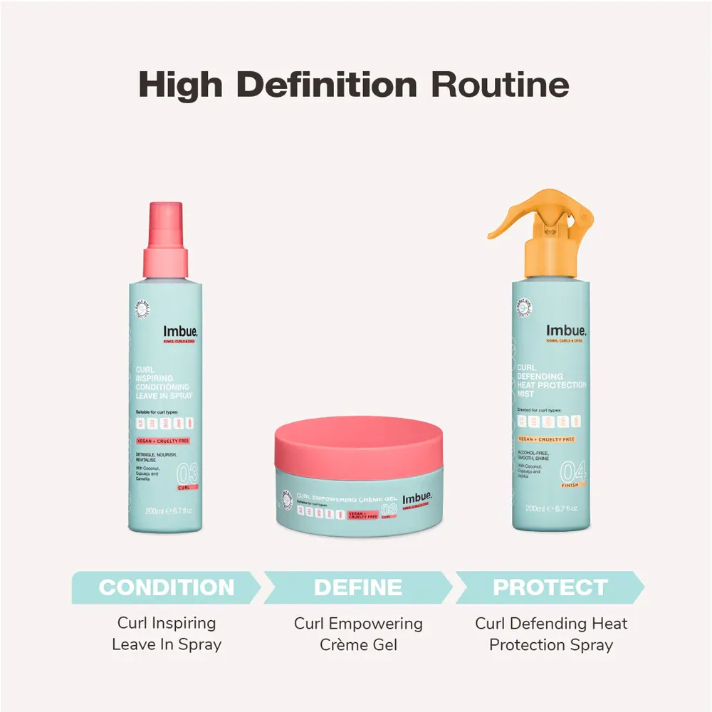 Imbue Curl Defending Heat Protection Mist 200ml