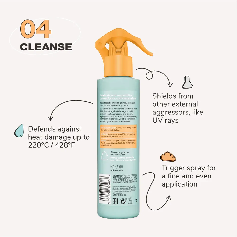 Imbue Curl Defending Heat Protection Mist 200ml