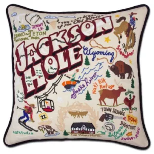 JACKSON HOLE PILLOW BY CATSTUDIO