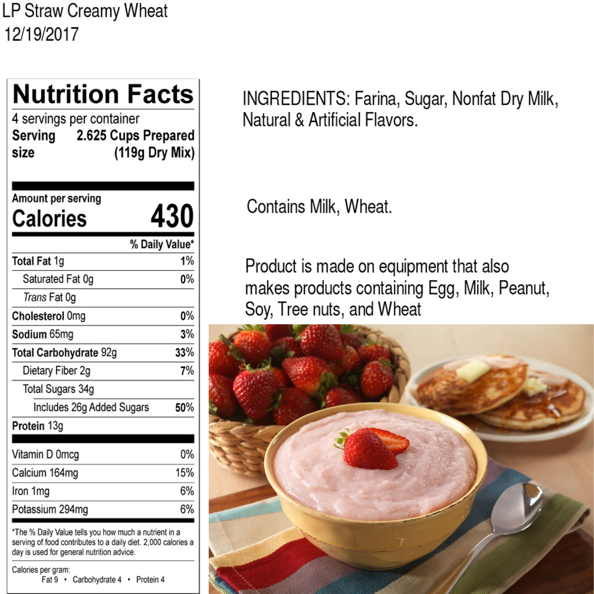 Legacy Premium Breakfast & Entrée Package - 360 Servings