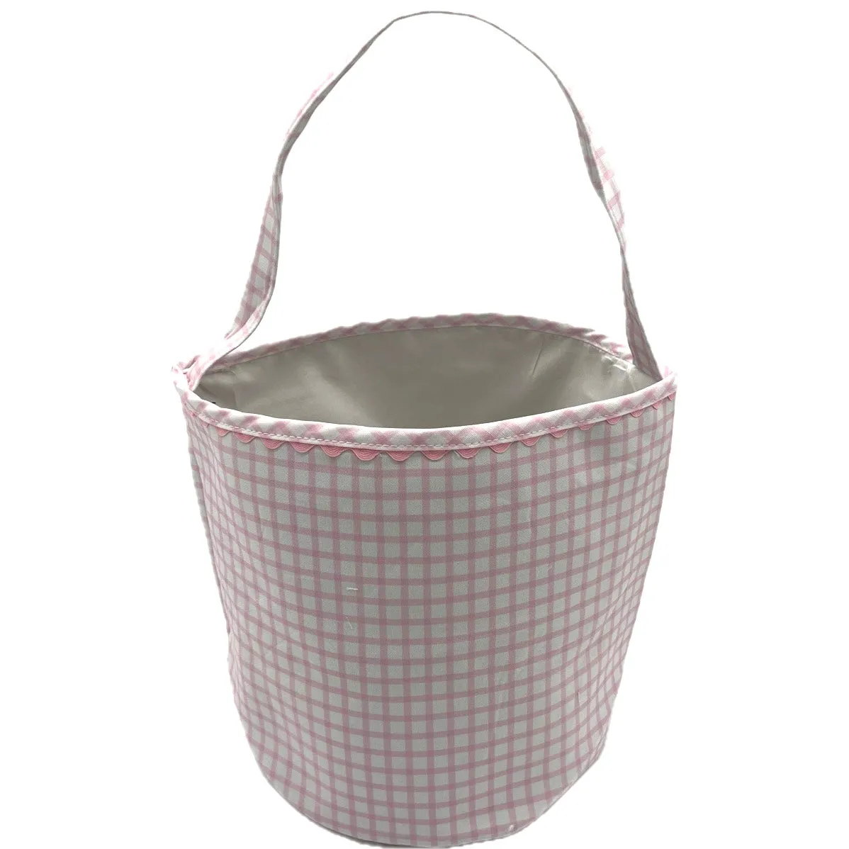 Light Pink Bucket w/ Pink Ric Rac