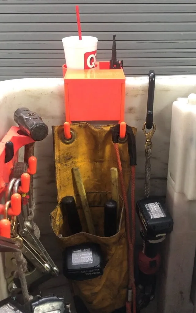 Line Work Bucket 4N1 Tool Organizer W/ Magnet - 1002