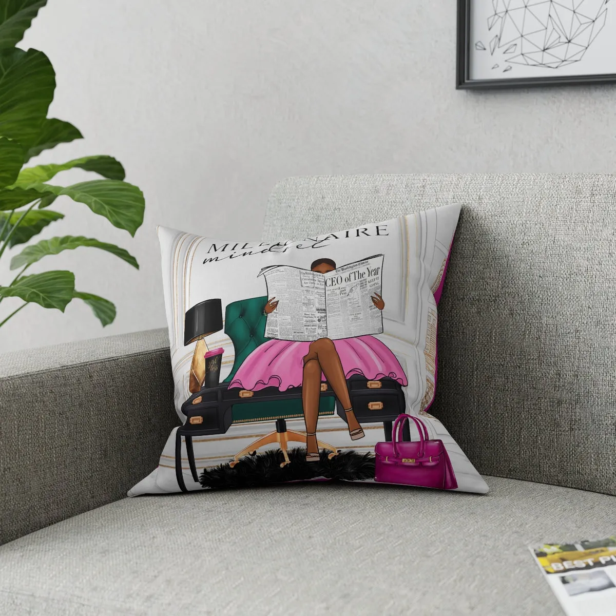 Millionaire Mindset Pillow