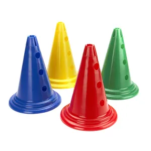 Mini Cones | 30cm | Set of 4 | Red, Green, Blue, Yellow