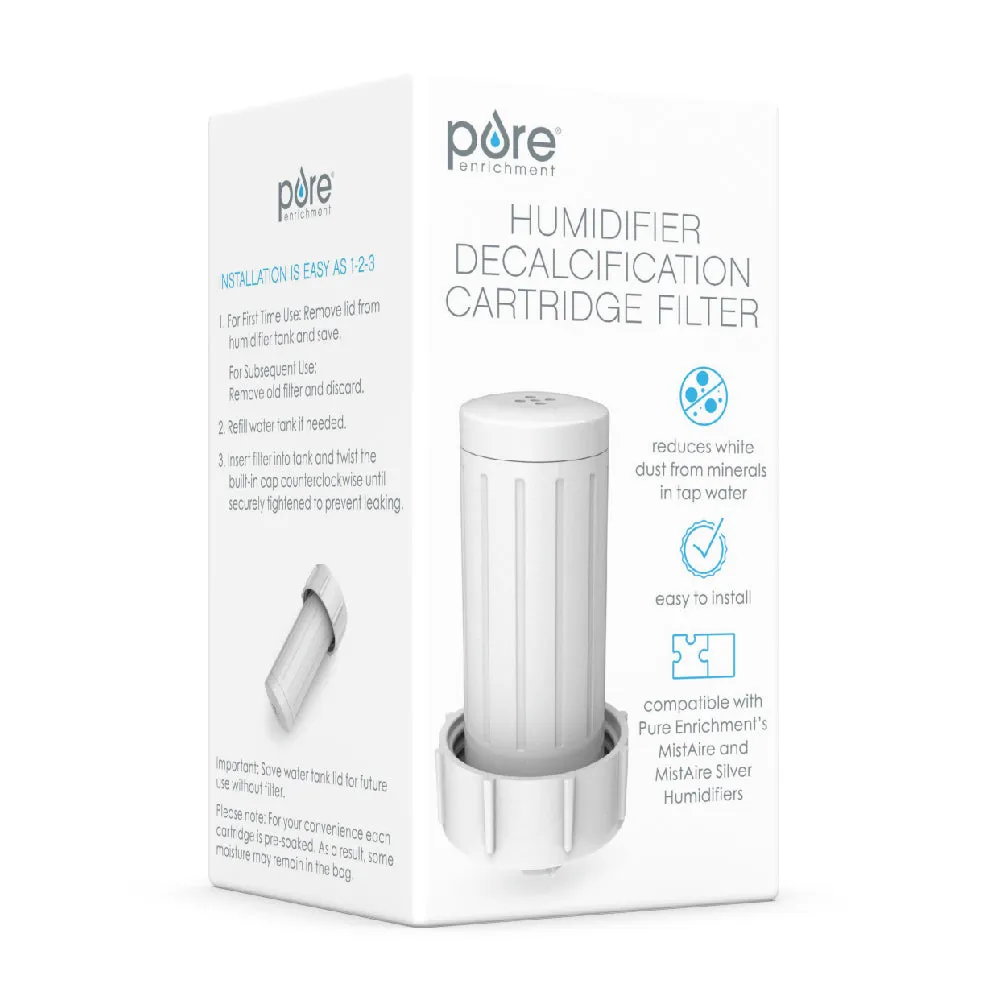 MistAire™ and MistAire™ Silver Humidifier (PEHUMIDIF & PEHUMGRY) - Humidifier Decalcification Cartridge Filter