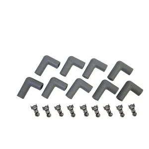MSD Distributor/Coil Boot/Terminal Kit 8-8.5 mm Gray 90 Degree - Socket Style