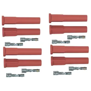 MSD Straight Professional Racing Spark Plug Boots & Terminals - (Set of 8)