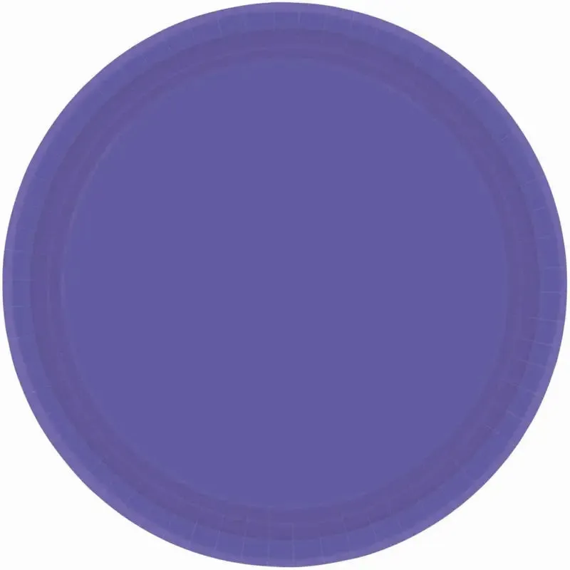 New Purple Plates - Dinner 20 Pkt
