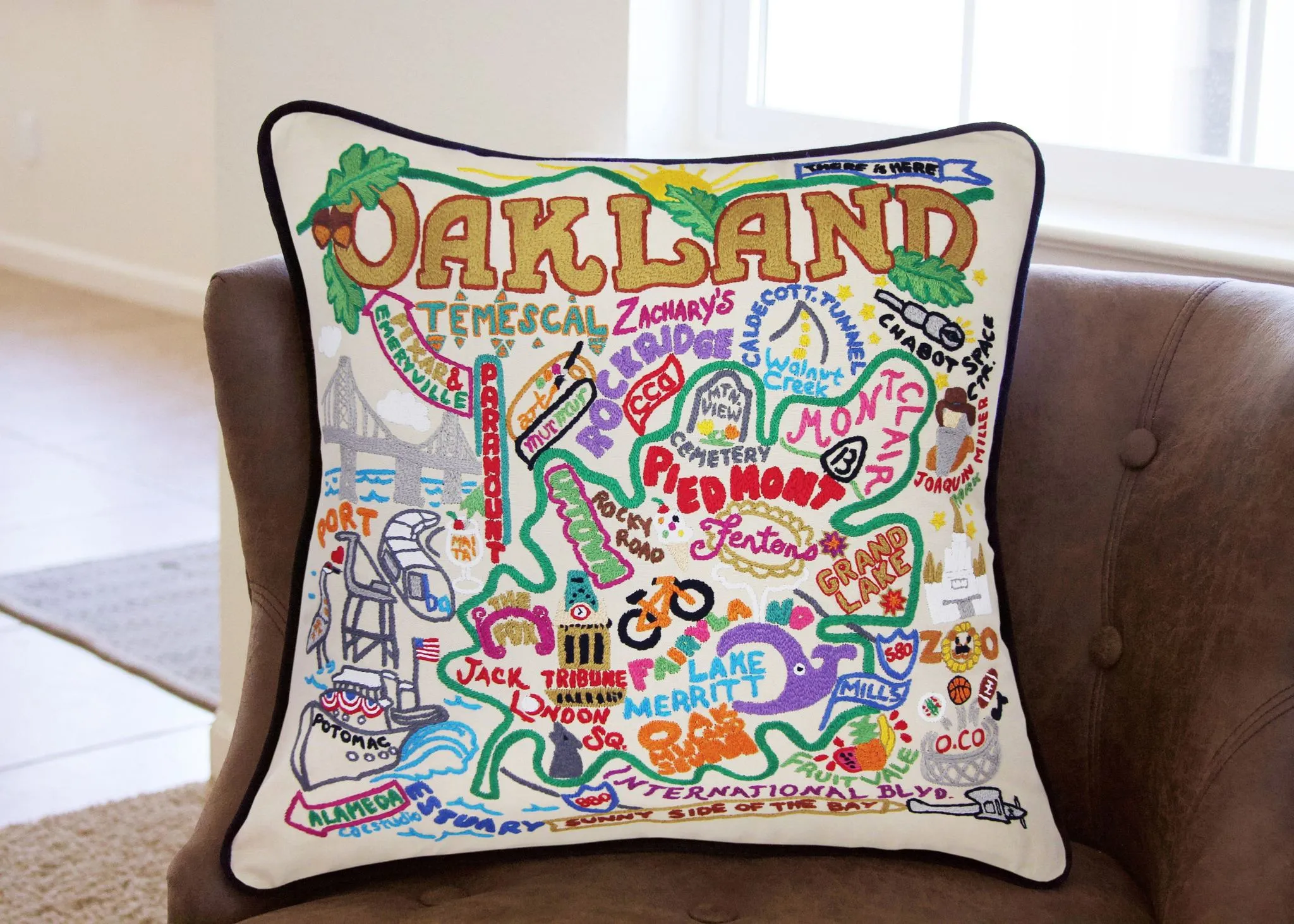 OAKLAND PILLOW BY CATSTUDIO