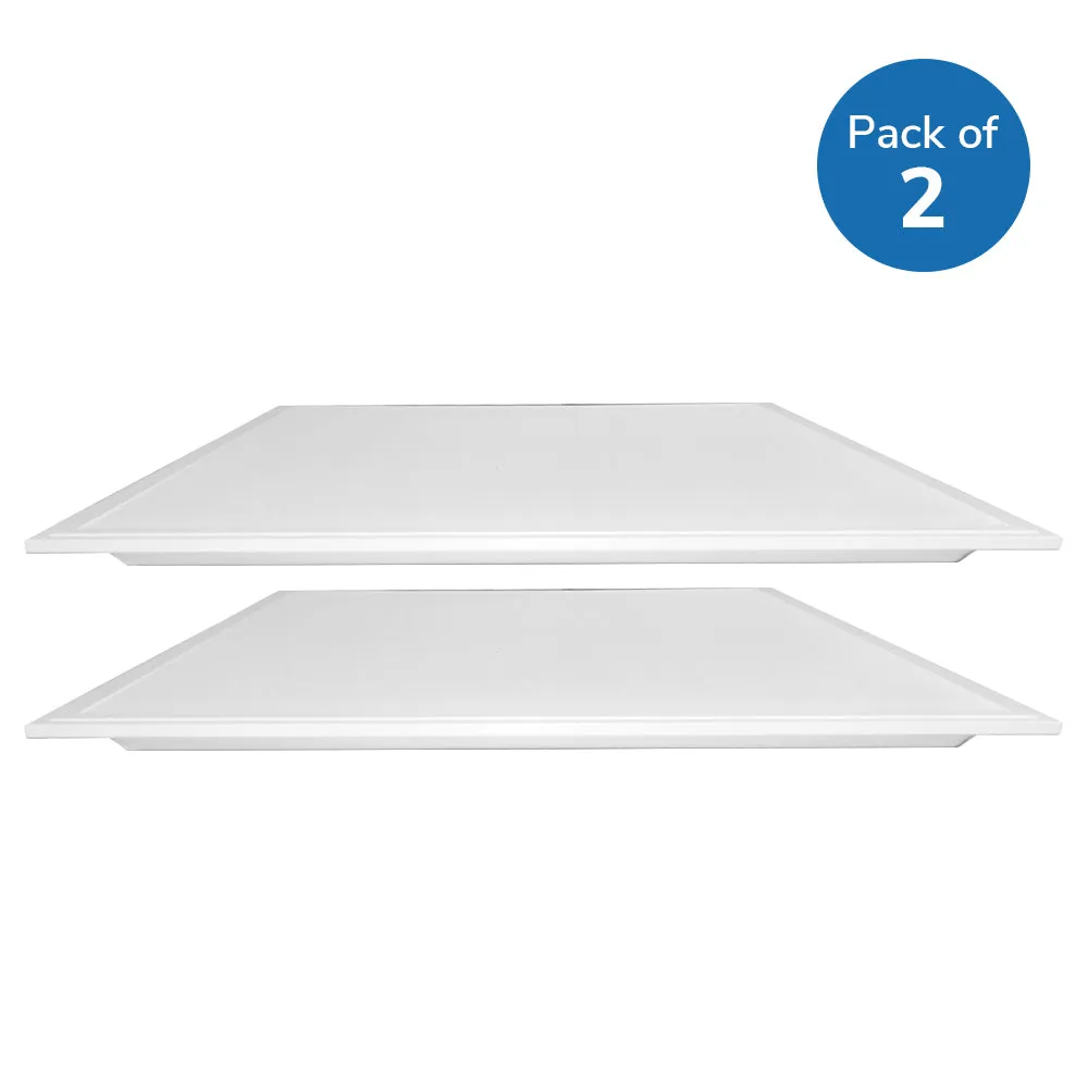 Pack of 2 LED Panel Ceiling Lamp 4000k,120x60 for Living Room, Bedroom, Kitchen, Balcony Hallway, 2 Years Warranty