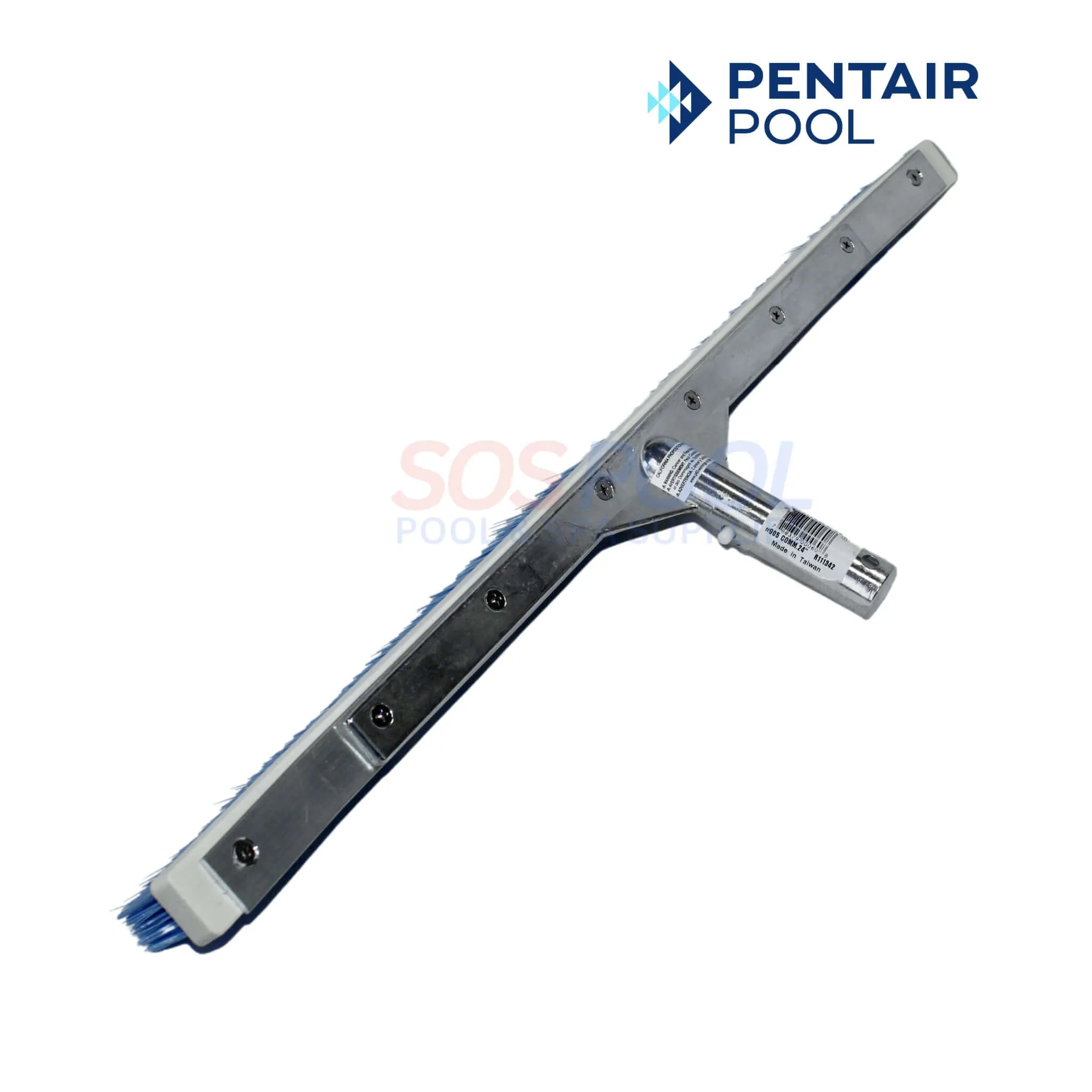 Pentair Swimming Pool Curved Brush | Nylon Bristles | Aluminum Brush | R111342