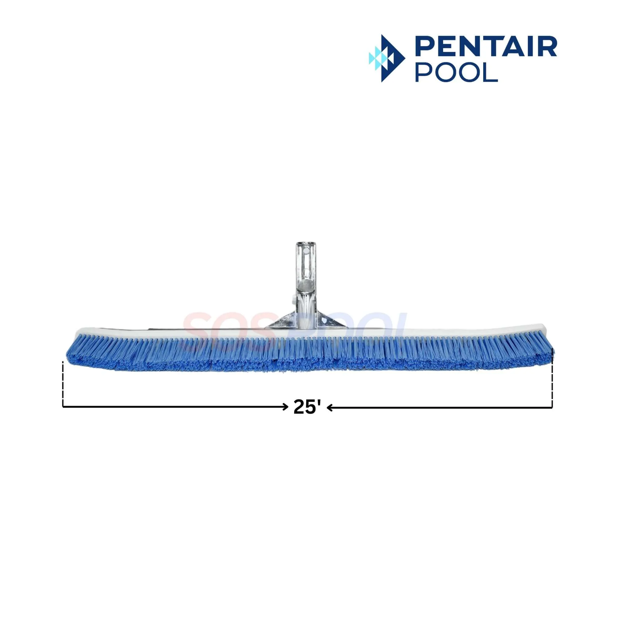 Pentair Swimming Pool Curved Brush | Nylon Bristles | Aluminum Brush | R111342