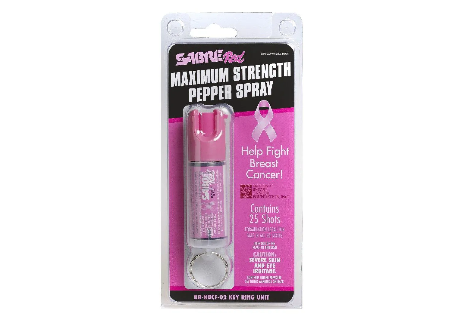 Pink Sabre Pepper Spray USA Formula(kr-nbcf-02)