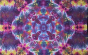 'Psychedelic Dynamo' art panel 14"X23" #9398