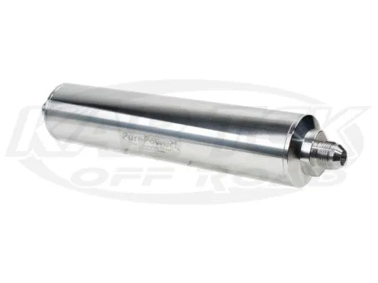 Pure Power 2" Dia. Inline Fuel Filter Housing -10 AN to -10 AN filter