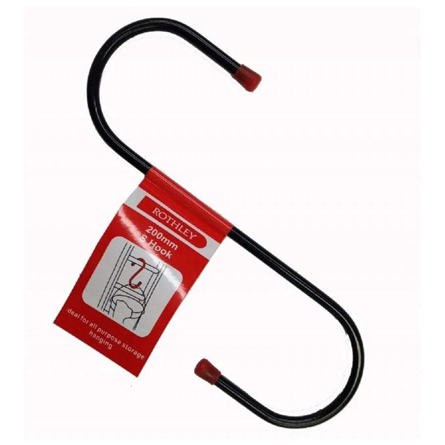 Rothley Black Painted 8" S Hook
