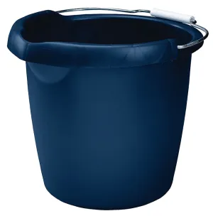 Rubbermaid Roughneck FG296900ROYBL Utility Bucket, 15 qt Capacity, Plastic, Royal Blue :EA: QUANTITY: 1
