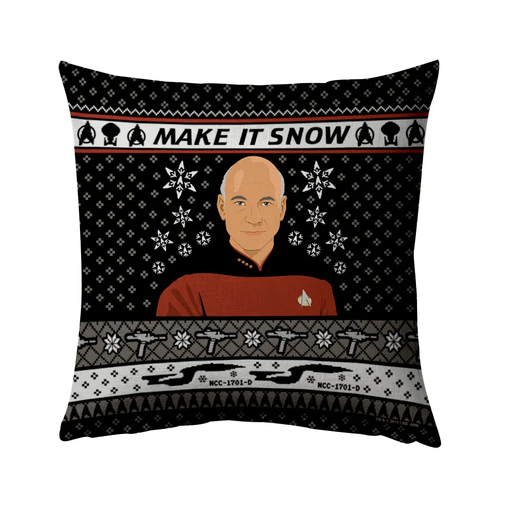 Star Trek: The Next Generation Make It Snow Pillow - 16" x 16"