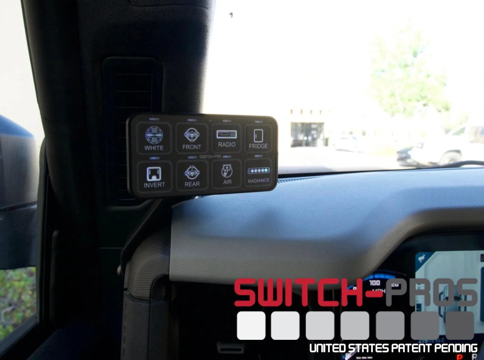 Switch Pros SP9100 and RCR-FORCE 12- 2021  Ford Bronco Mounting Kit