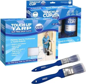 Touch Up™ 3-Cup, Tarp, and Brush Combo