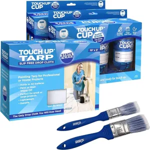 Touch Up™ 6-Cup, Tarp, and Brush Combo