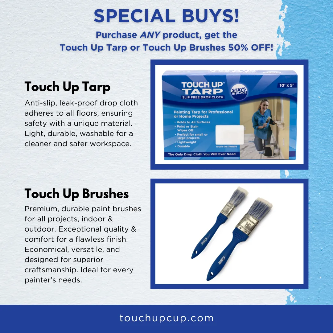 Touch Up™ Tarp - Anti-Slip Drop Cloth