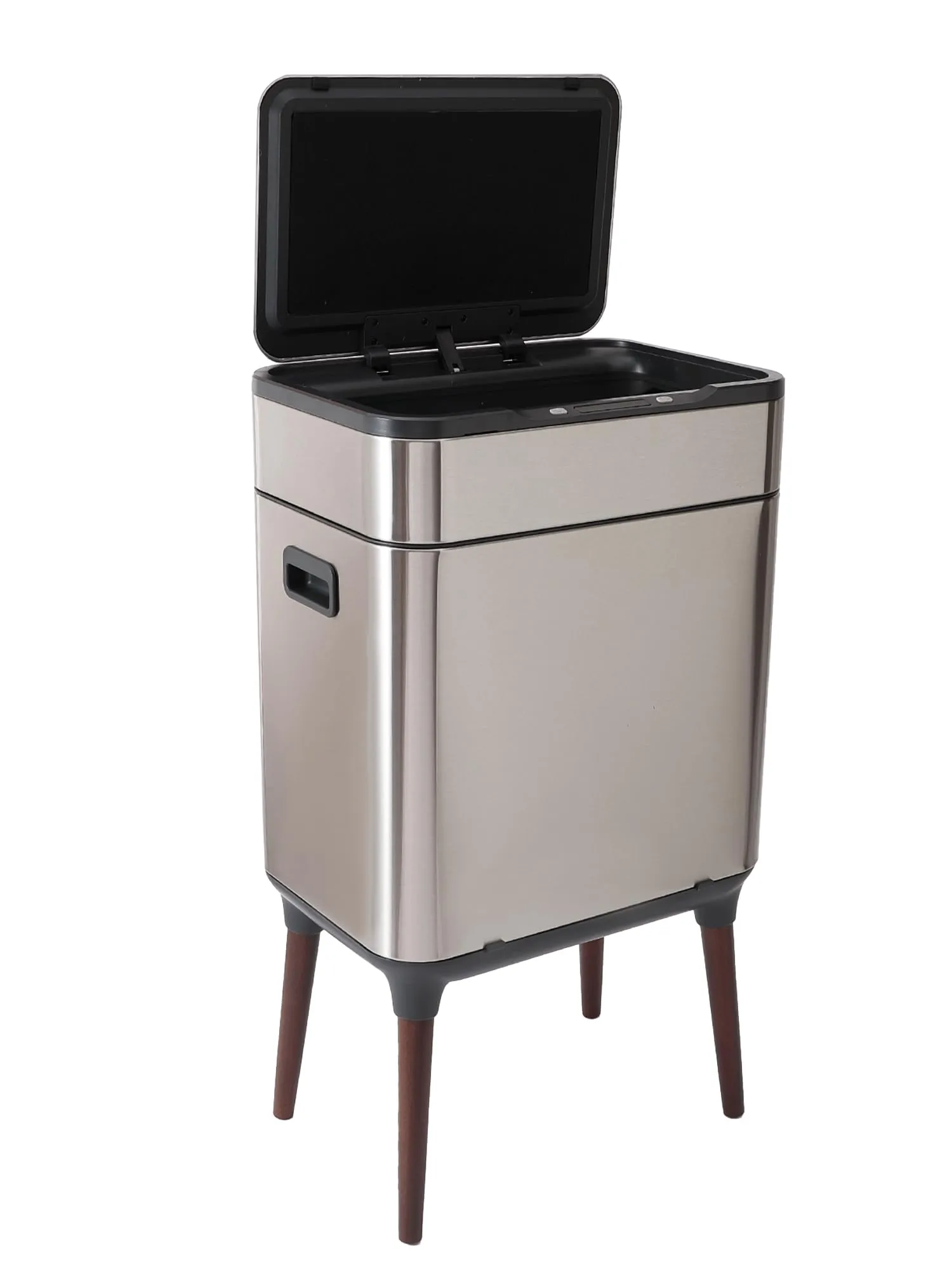 UMAI (13L 13L Dustbin For Kitchen | Dustbin For Bathroom | 69cm Automatic Smart Sensor Dustbin For Bedroom | Steel Dustbin With Lid | Hands Free Access | Dustbin For Office | Garbage Bin - Silver