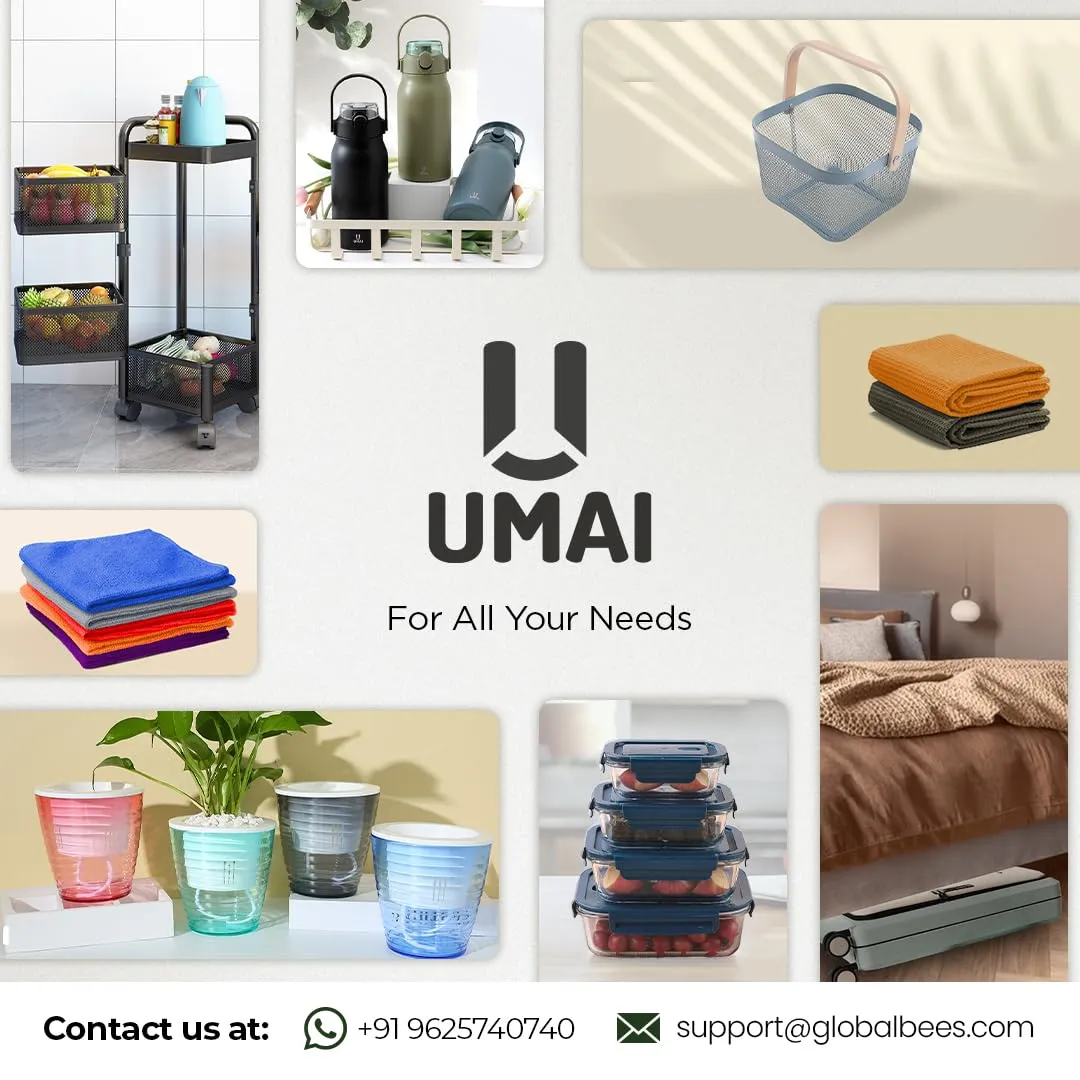 UMAI (13L 13L Dustbin For Kitchen | Dustbin For Bathroom | 69cm Automatic Smart Sensor Dustbin For Bedroom | Steel Dustbin With Lid | Hands Free Access | Dustbin For Office | Garbage Bin - Silver