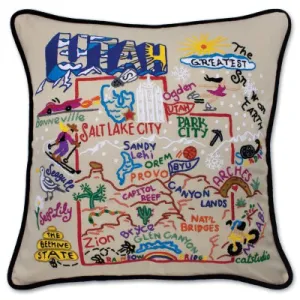 UTAH PILLOW BY CATSTUDIO