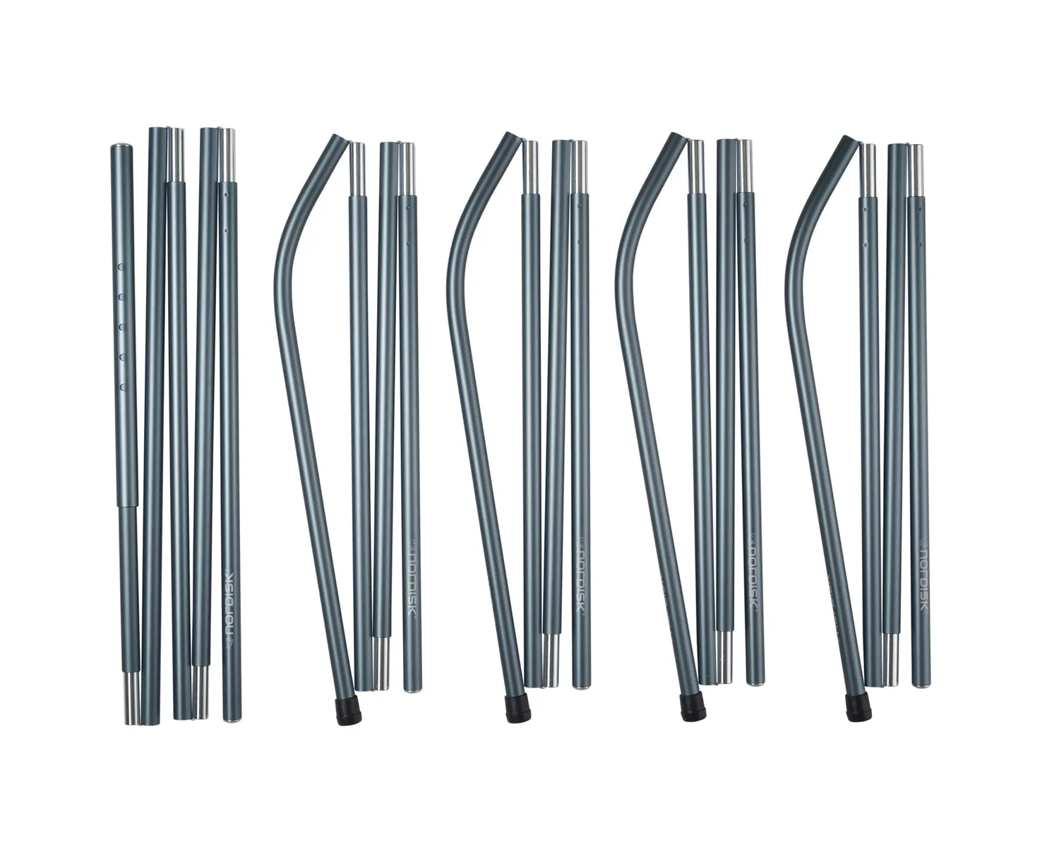 Vimur 4.8 alu pole set - Aluminium