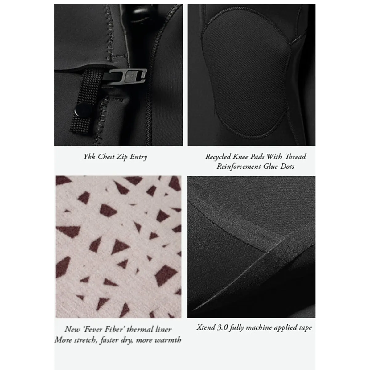 Vissla High Seas II 4/3 Chest Zip Wetsuit