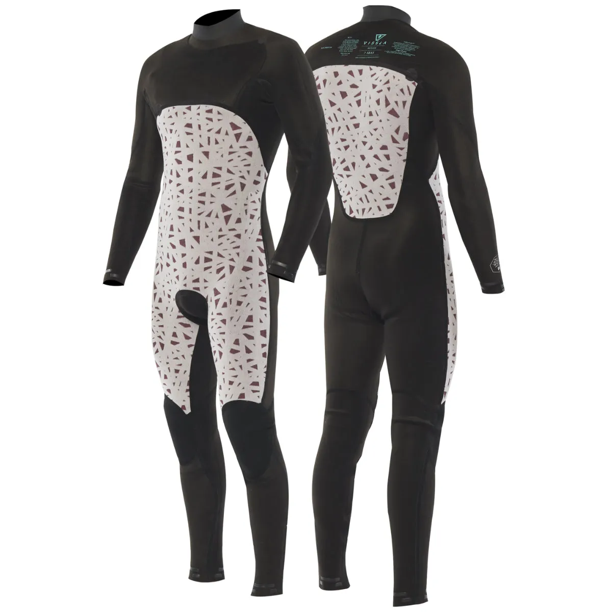 Vissla Seven Seas 4/3 Chest Zip Wetsuit