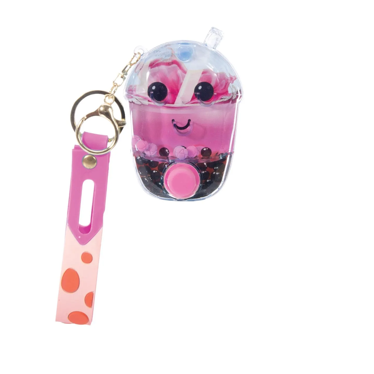 Water Filled Games Keychain Bubble Tea - Assorted