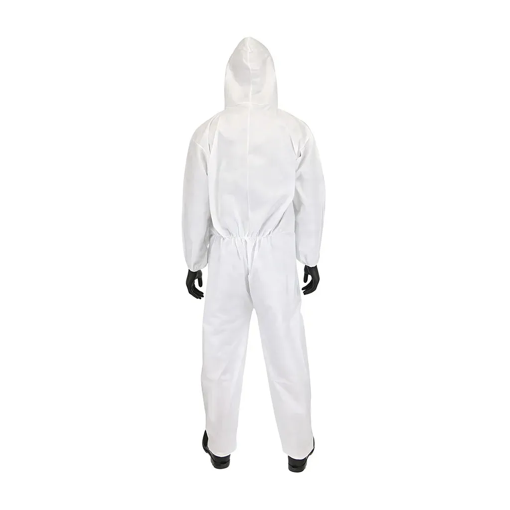 West Chester C3806/XXXXXL PosiWear M3 Coverall with Hood, Elastic Wrists & Ankles 50 gsm