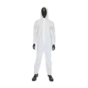 West Chester C3856/3XL SMS Coverall with Hood Elastic Wrist & Ankle 42 gsm